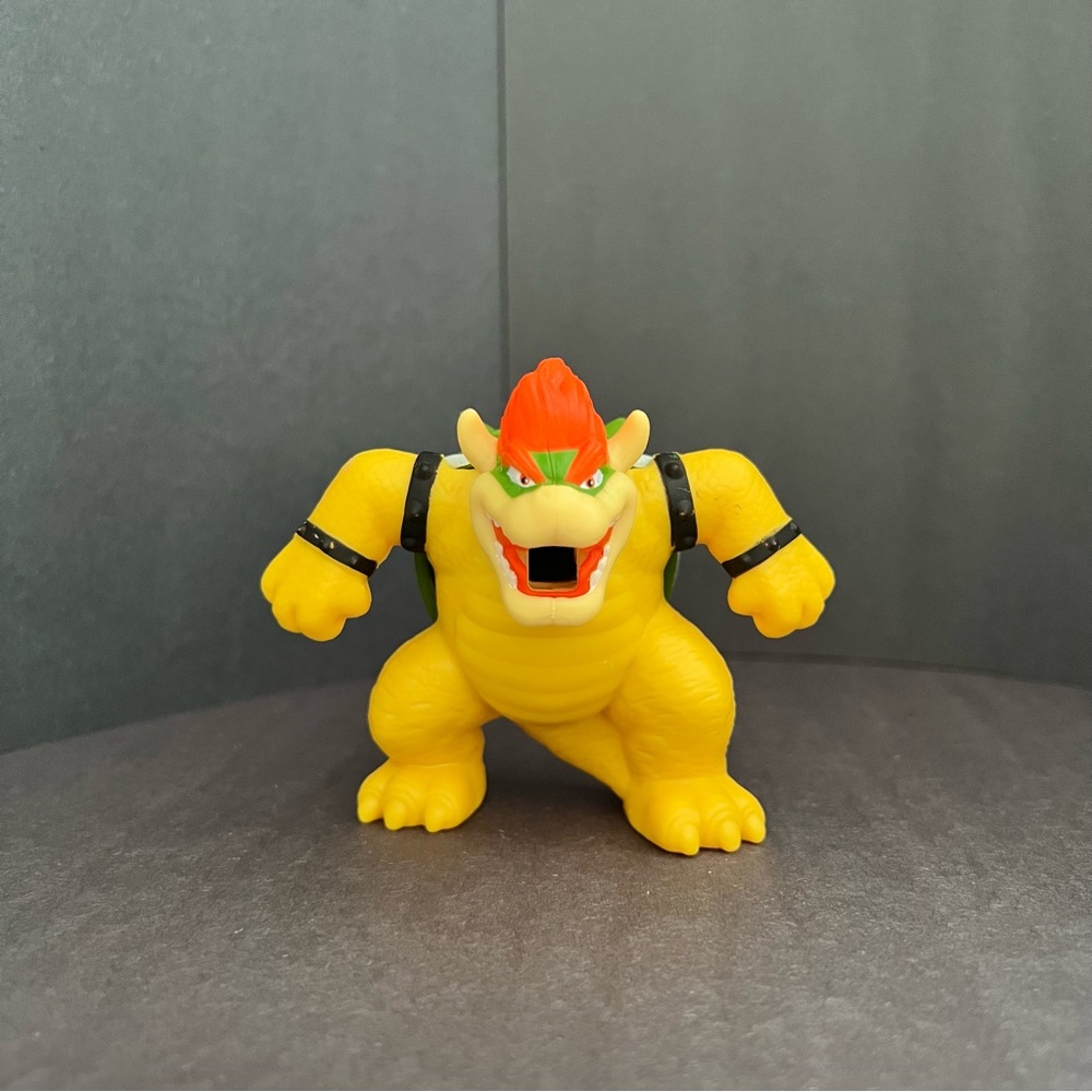 Super Mario Bros Movie Bowser 2023 McDonald's Happy Meal Action Figure